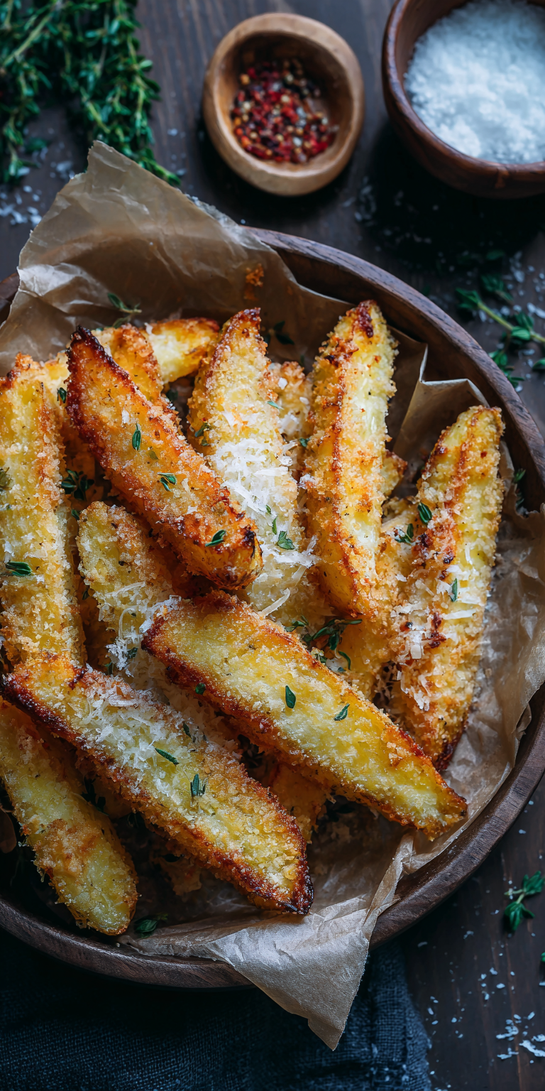 Knusprige Kartoffelspalten mit Parmesan-Kruste | Ofen Beilagen 2026