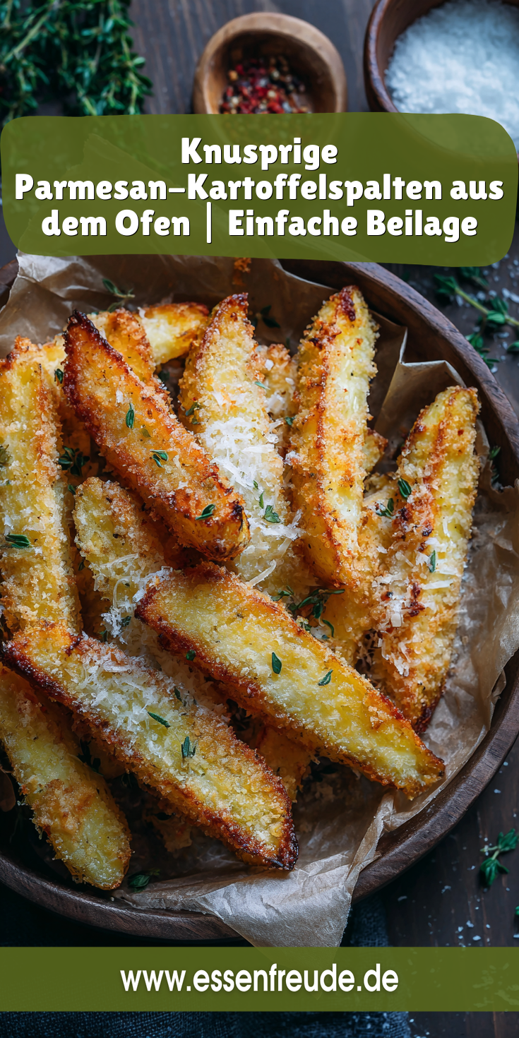 Knusprige Kartoffelspalten mit Parmesan-Kruste | Ofen Beilagen 2026