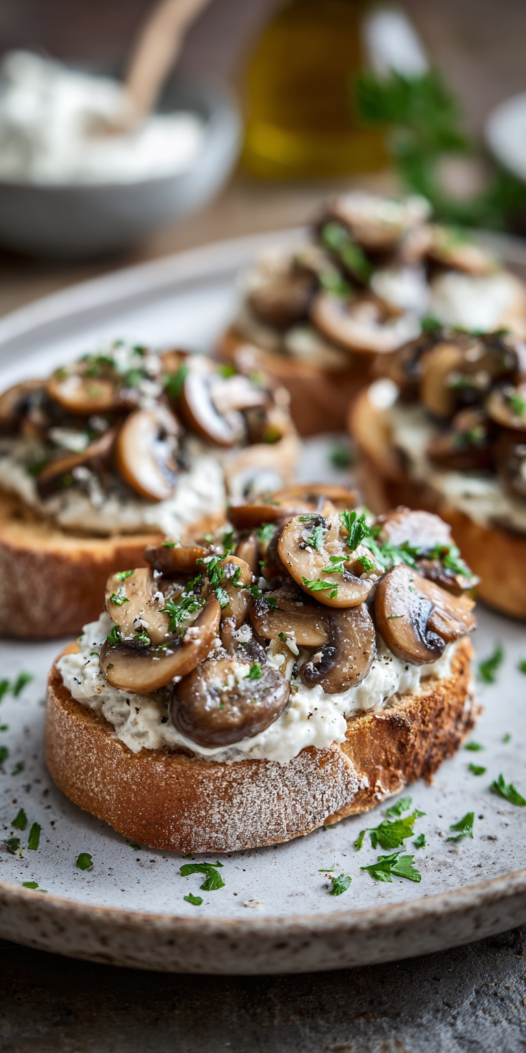 Knusprige Käse-Champignon-Toasts mit Knoblauch | Abendbrot 2026