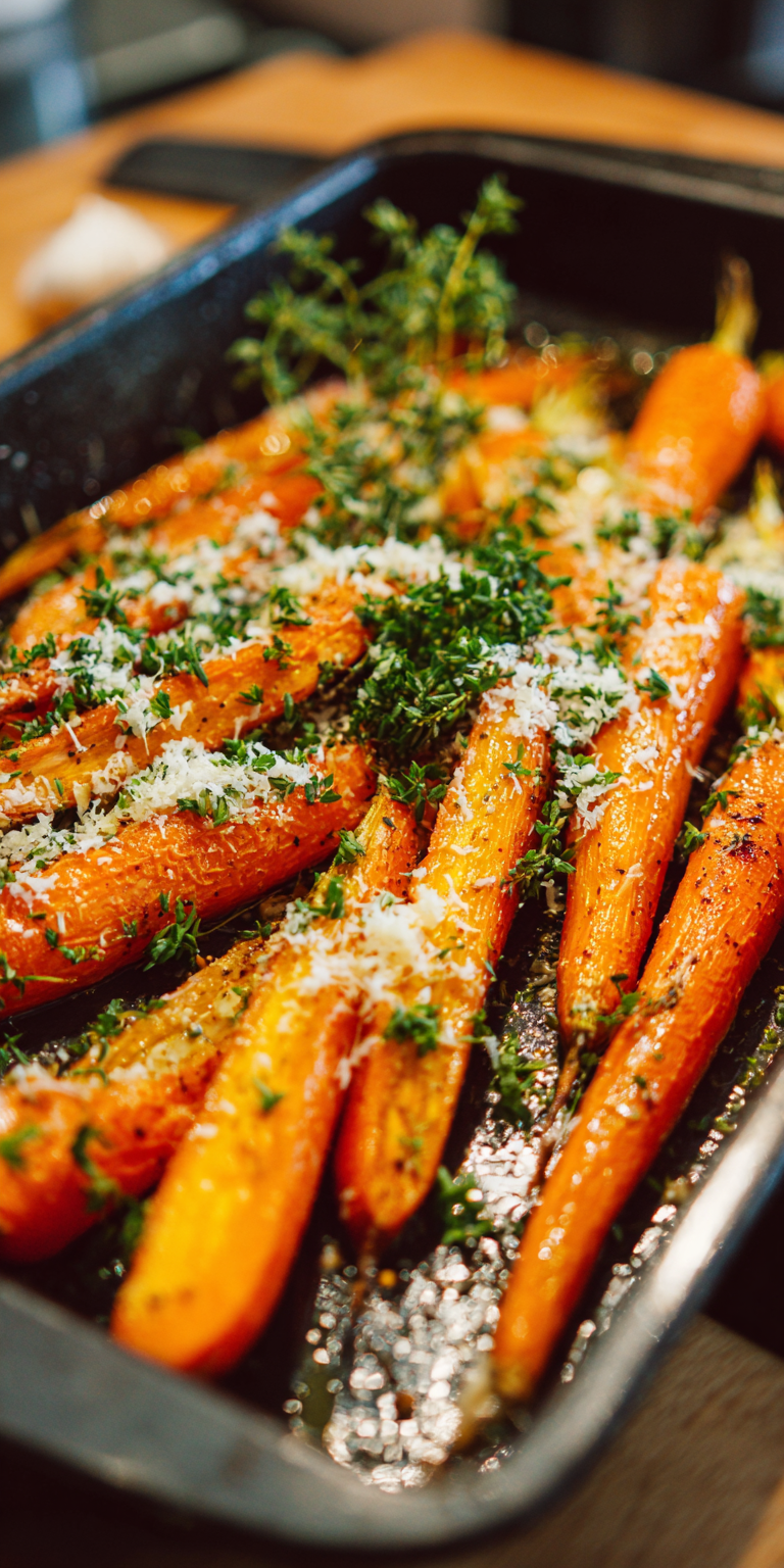 Knusprige Parmesan-Ofenkarotten vom Blech | Gesunde Beilagen 2026