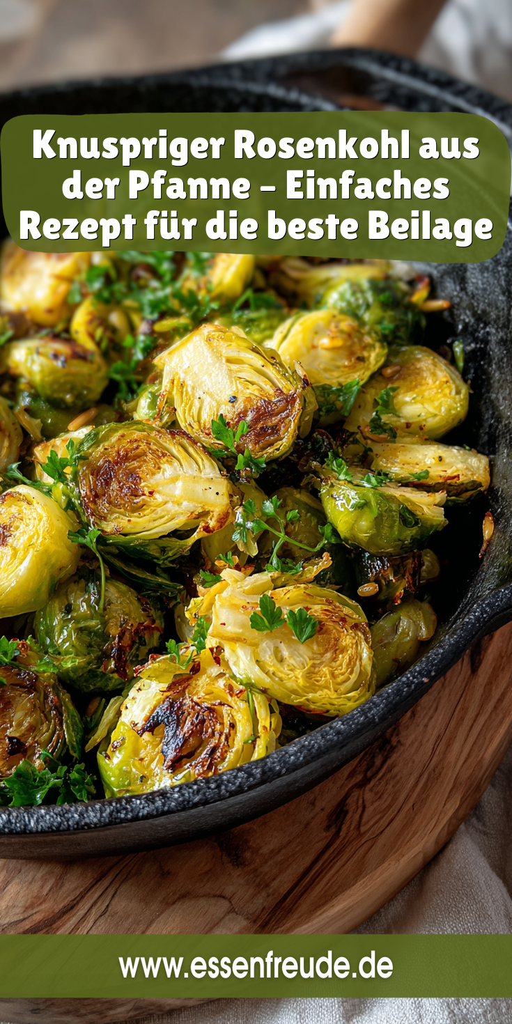 Knuspriger Rosenkohl aus der Pfanne: Einfach genial | Beste Gemüse Beilagen 2026