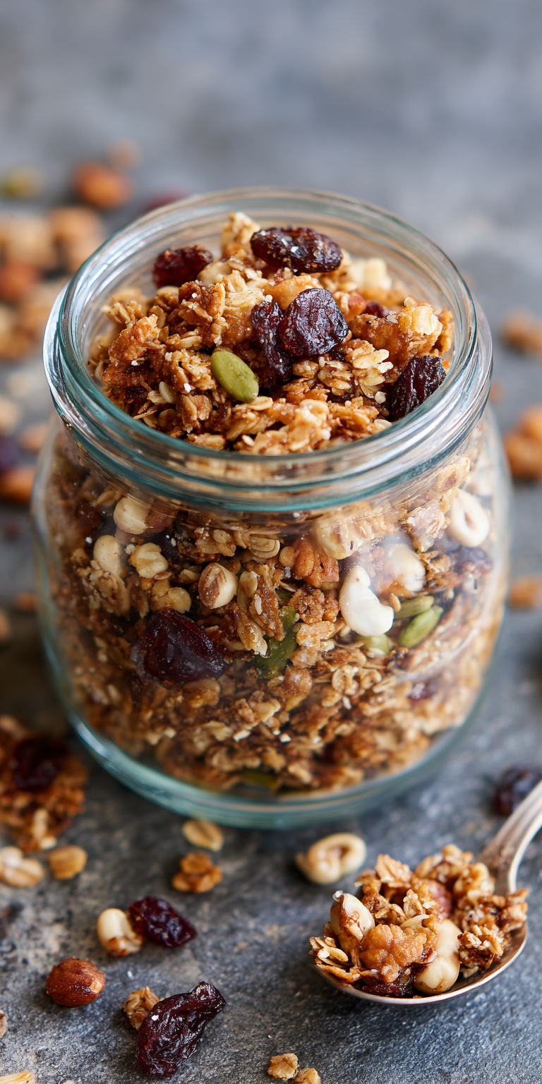 Knuspriges Granola selber machen – Müsli | Gesunde Frühstücksideen 2026