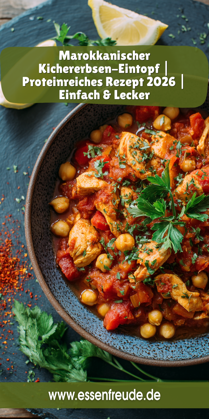 Marokkanischer Kichererbsen-Eintopf | High Protein 2026