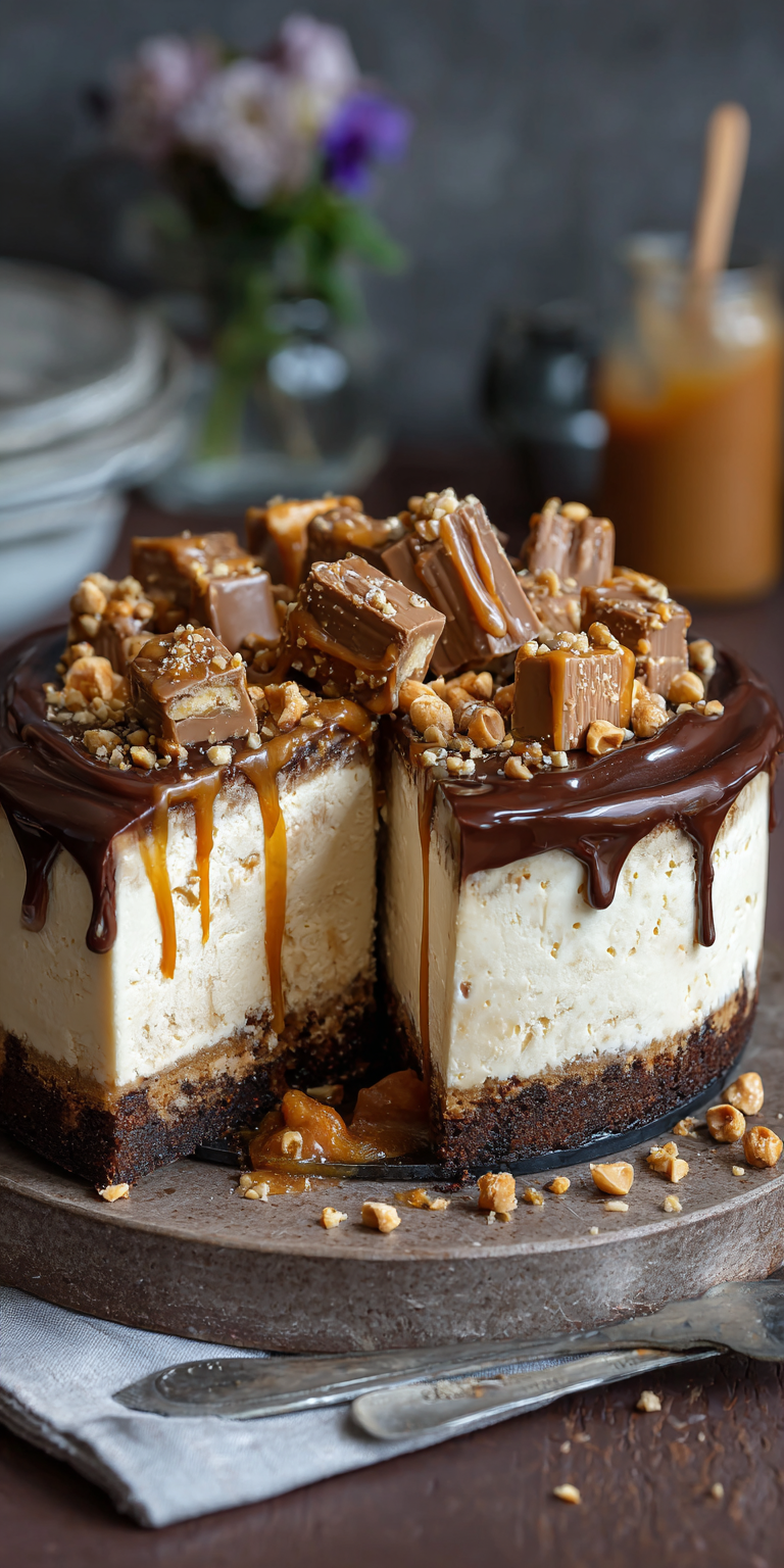 Mächtige Snickers-Torte mit Erdnuss & Karamell | 2026