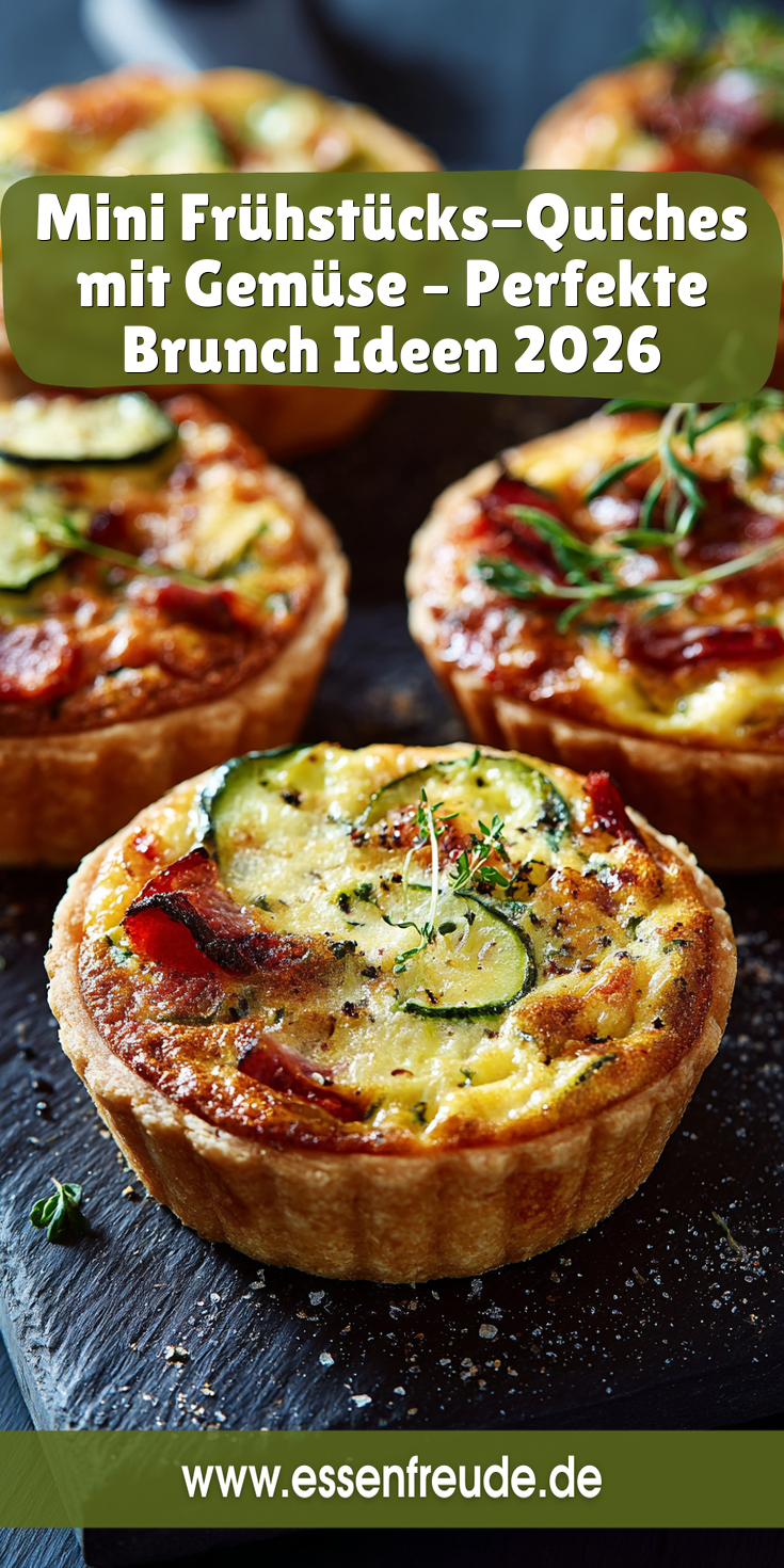 Mini Frühstücks-Quiches mit Gemüse | Brunch Ideen 2026