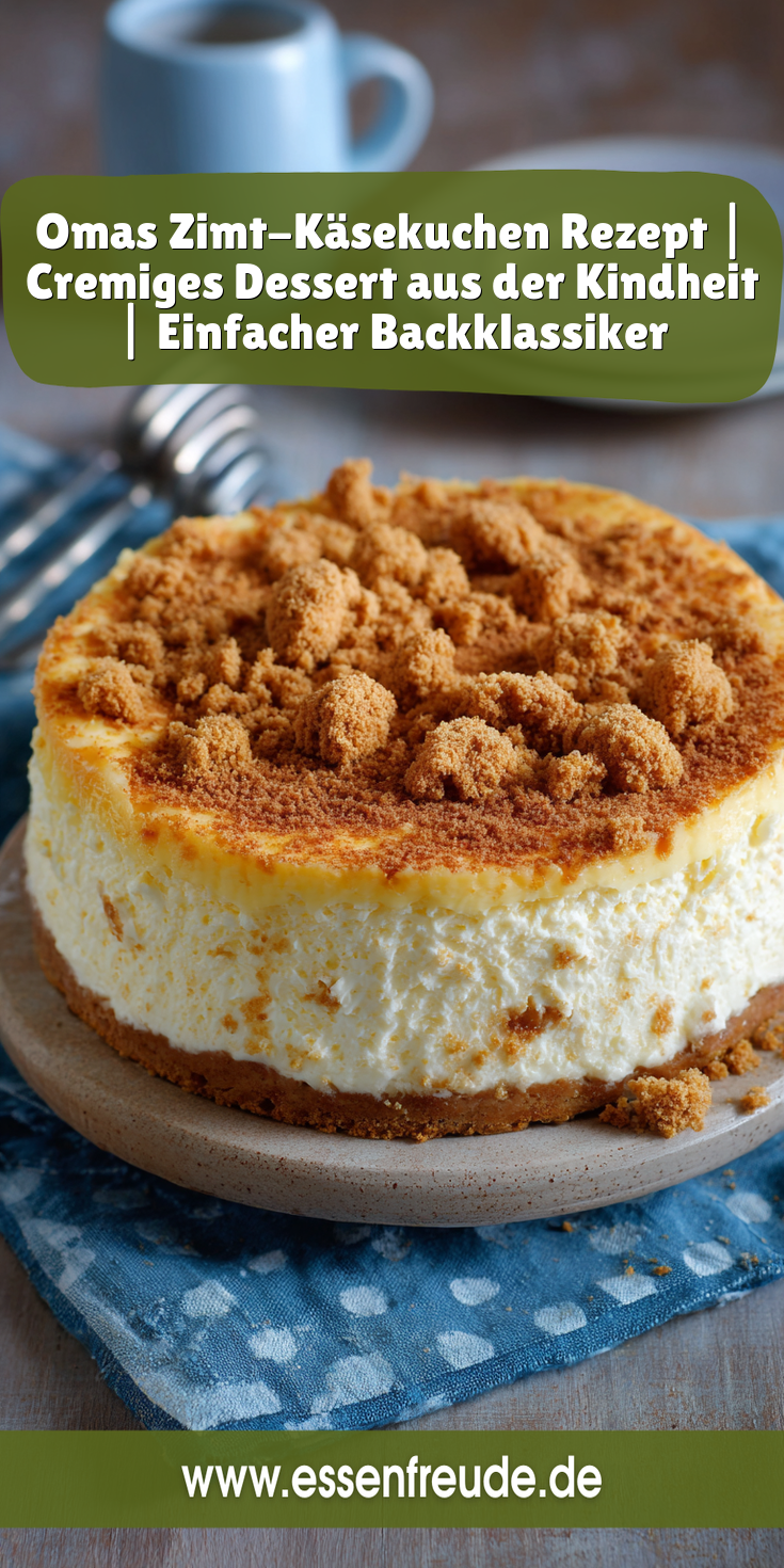 Omas Zimt-Käsekuchen: Rezept aus der Kindheit | 2026