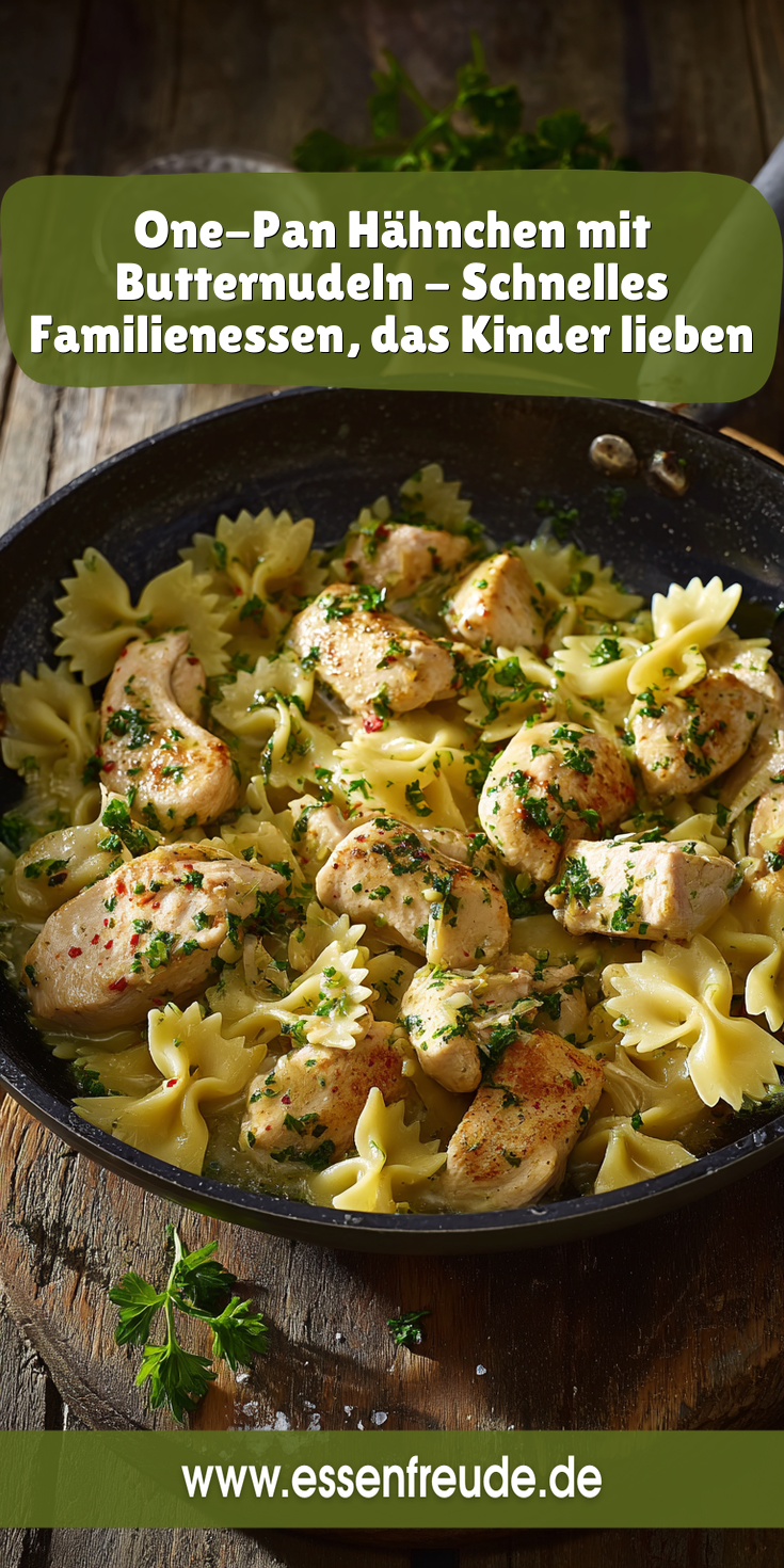 One-Pan Hähnchen mit Butternudeln: Kinder lieben es! | Schnelle Familienküche 2026