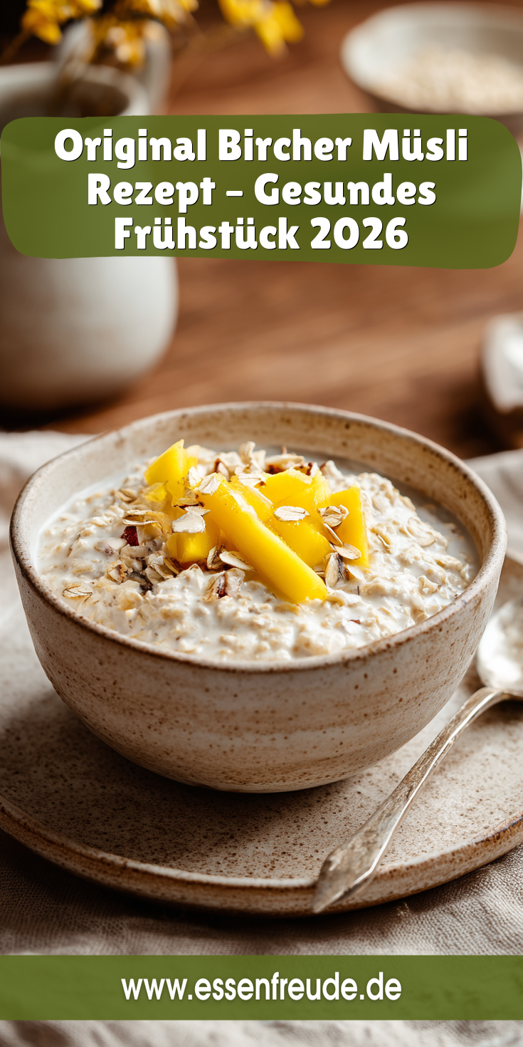 Original Bircher Müsli: Das gesunde Rezept | Beste Frühstücksideen 2026