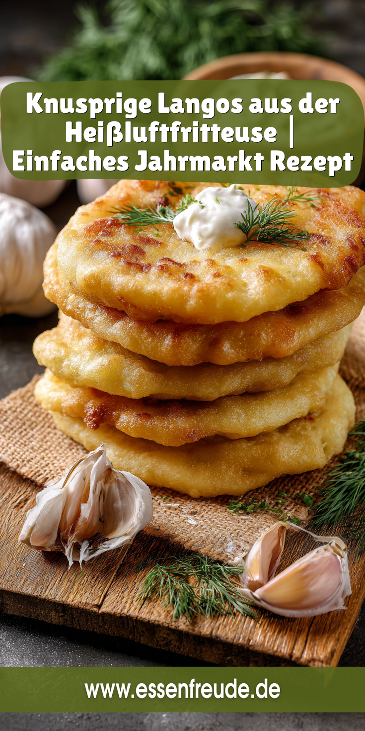 Original Langos aus der Heißluftfritteuse | Jahrmarkt Rezepte 2026