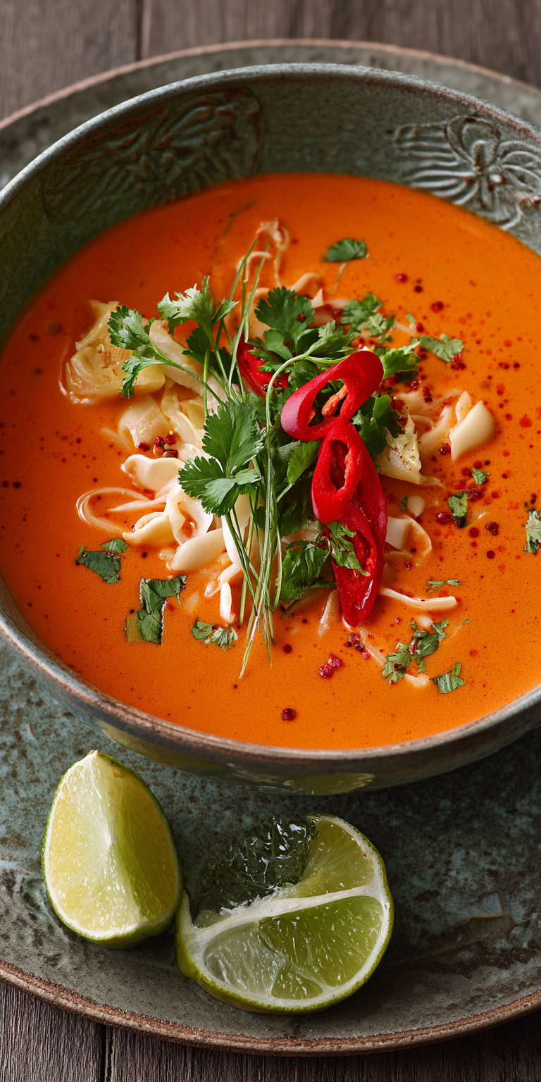 Rote Curry-Maultaschensuppe: Würzig & Schnell | Fusion Küche 2026