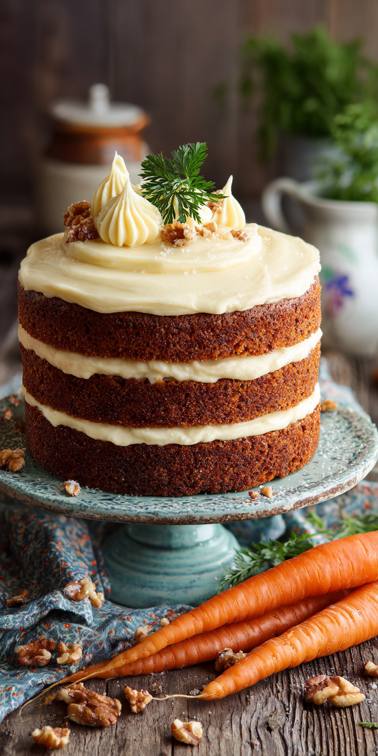 Saftiger Schoko-Karottenkuchen mit Frosting | Ostern 2026