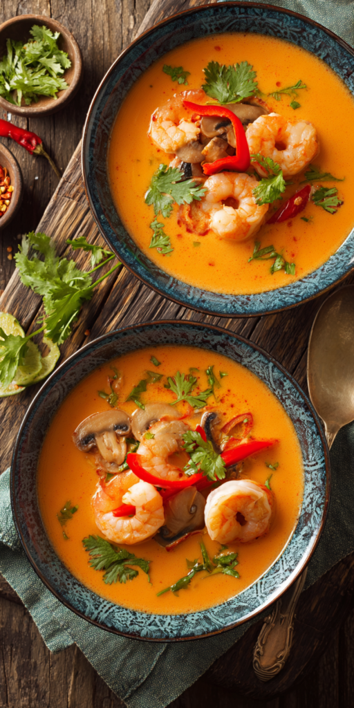 Scharfe Thai Kokos-Garnelensuppe | Low Carb Abendessen 2026