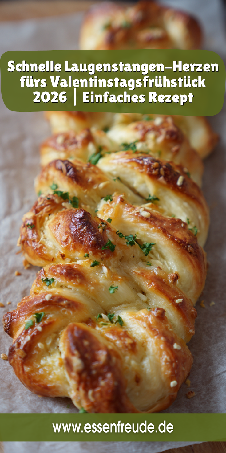 Schnelle Laugenstangen-Herzen | Valentinstag Frühstück 2026