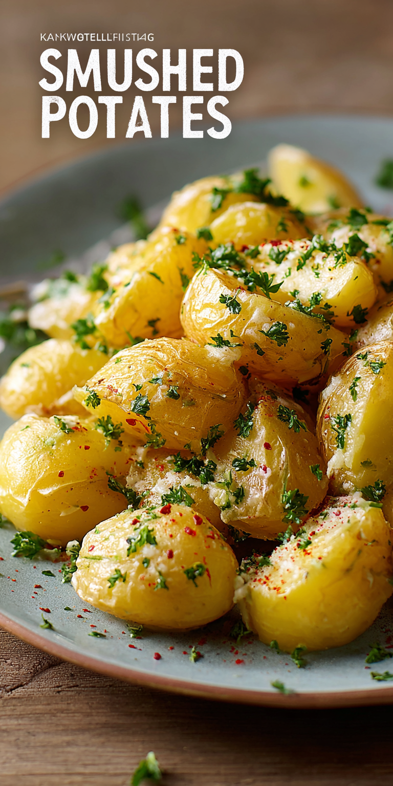Süchtig machende Smashed Potatoes mit Knoblauch | Trend 2026