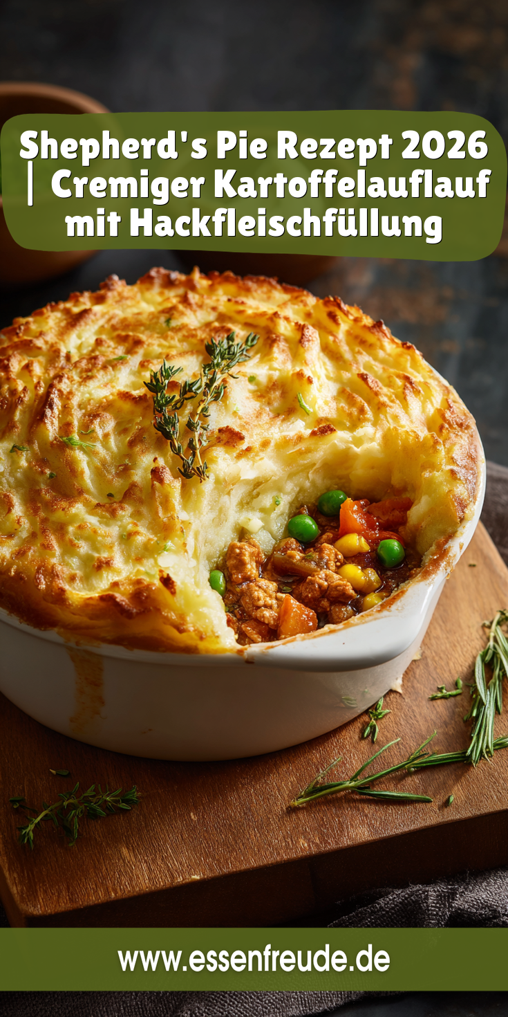 Shepherd’s Pie (Hackfleisch mit Kartoffelhaube) | Auflauf Klassiker 2026