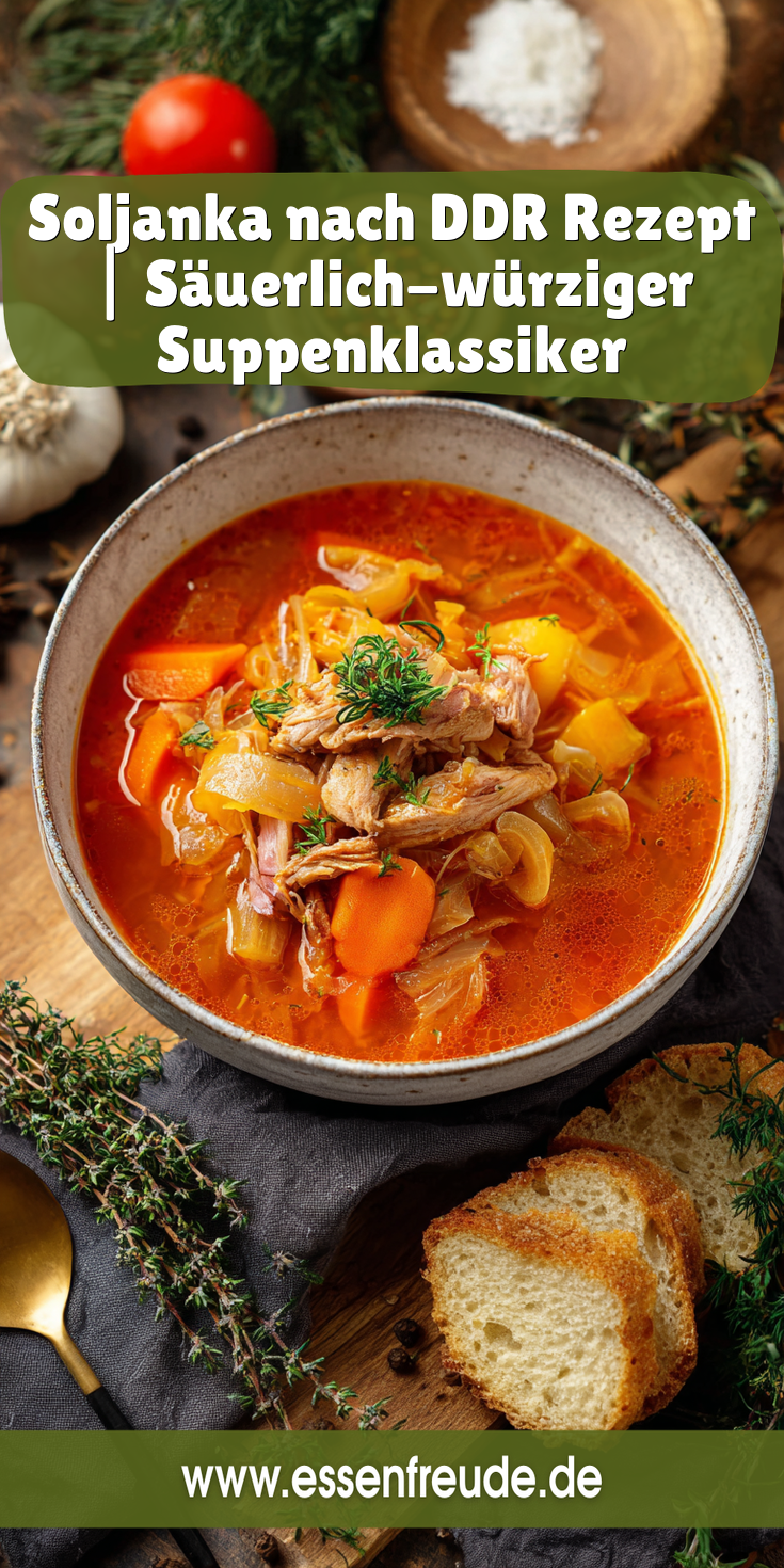 Soljanka nach DDR Rezept (Säuerlich & Würzig) | Klassiker 2026