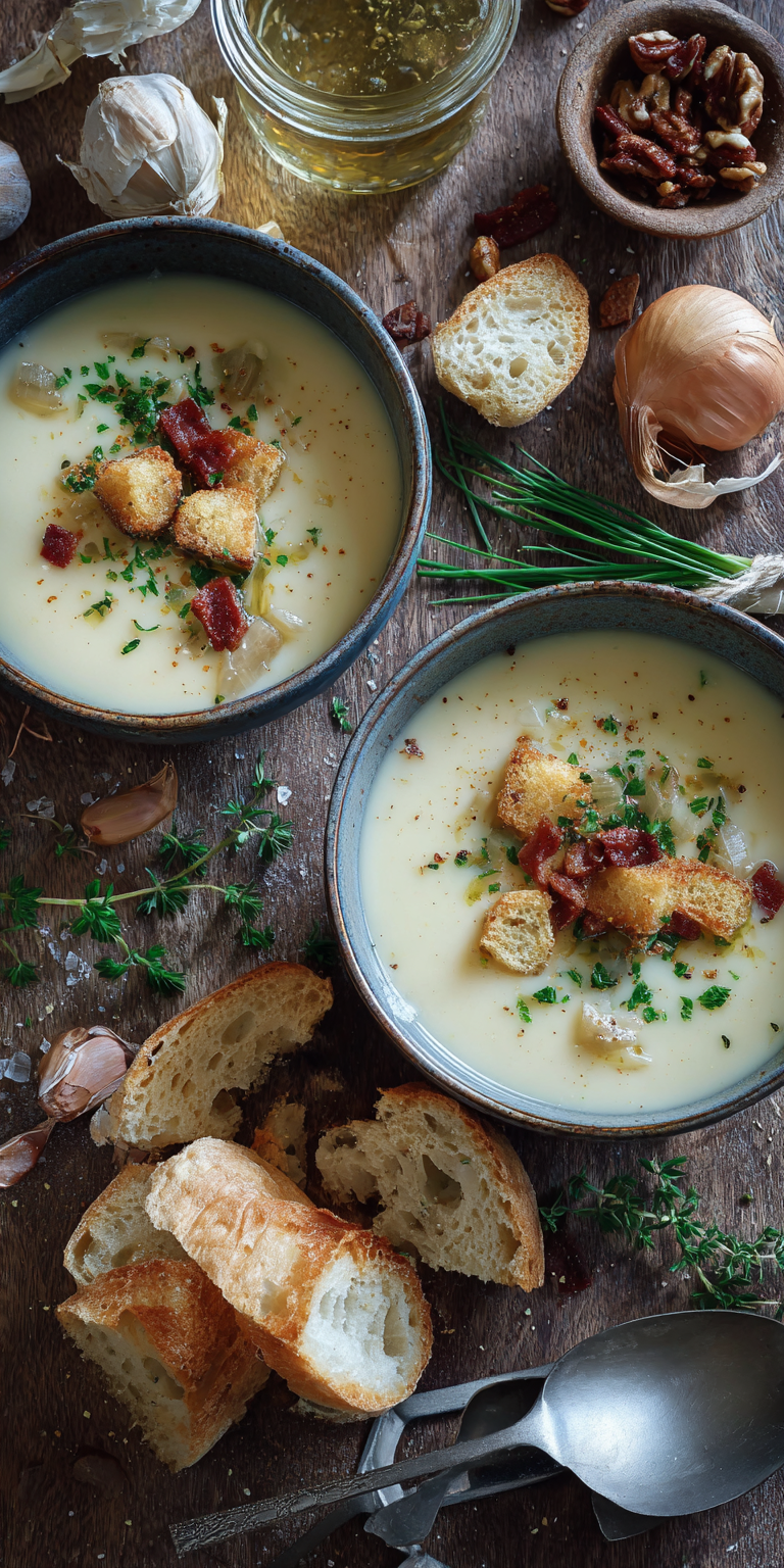 Österreichische Knoblauchsuppe (Cremig & Fein) | Alpenküche 2026
