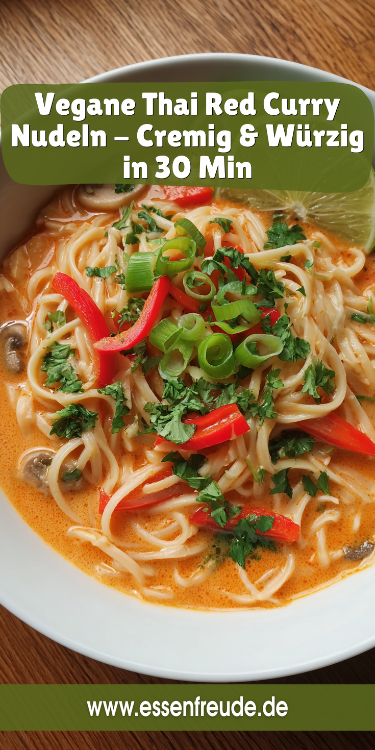 Thai Red Curry Nudeln (Vegan) | Asiatische Nudelgerichte 2026