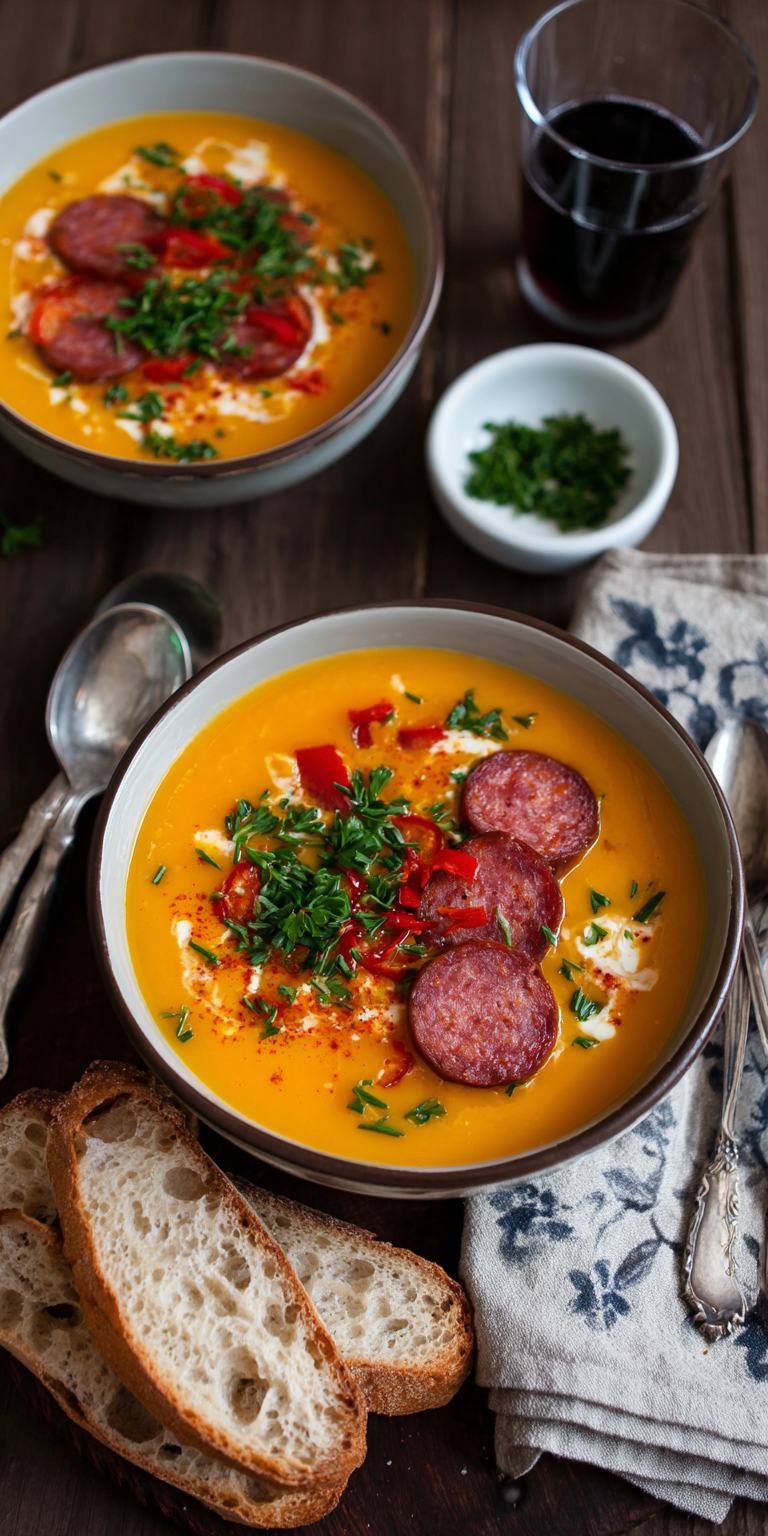 Ungarische Kartoffelsuppe mit Paprika & Wurst | Deftige Eintöpfe 2026