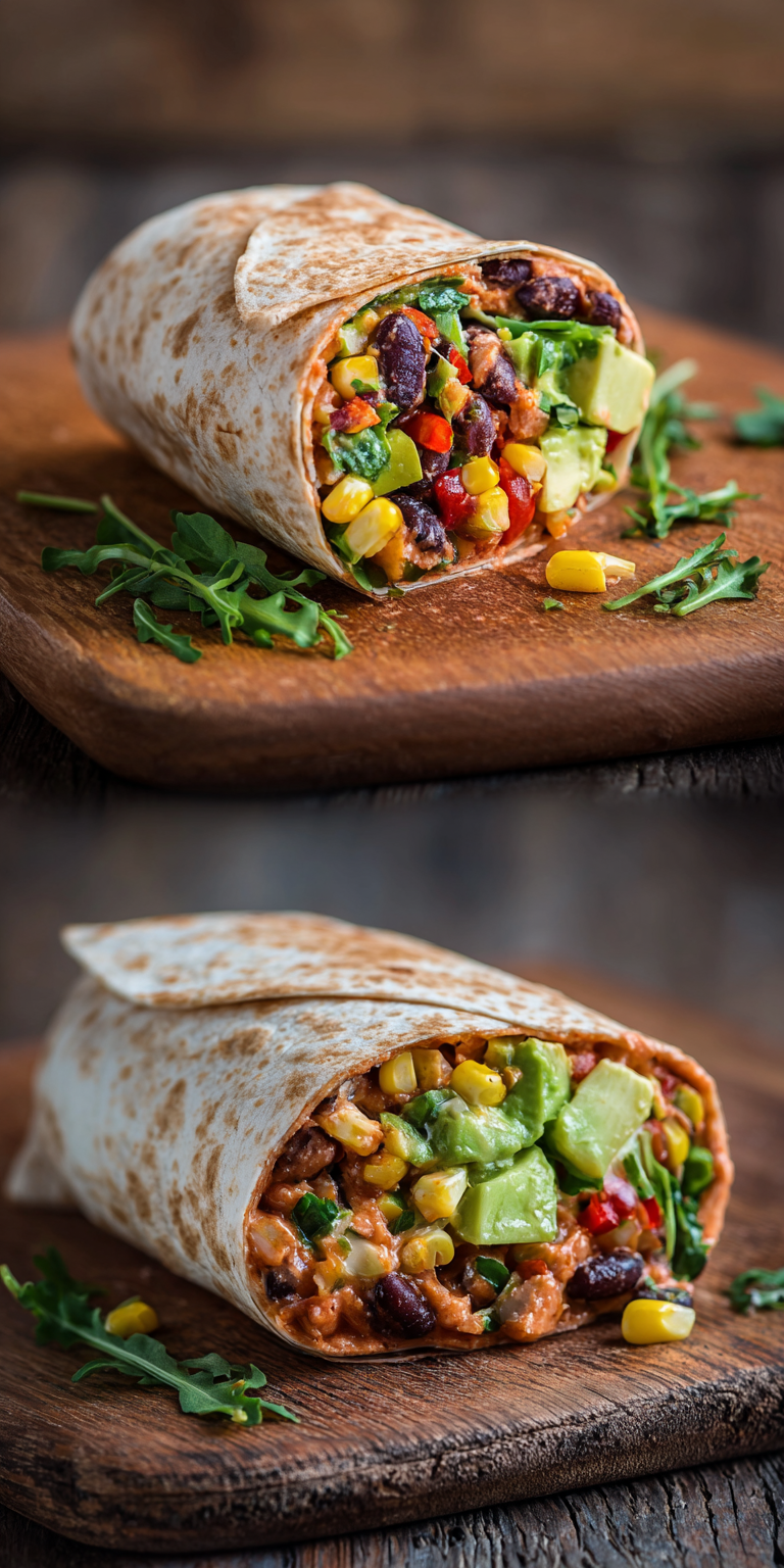 Veganer Burrito Wrap in 10 Minuten | Schnelles Mittagessen 2026