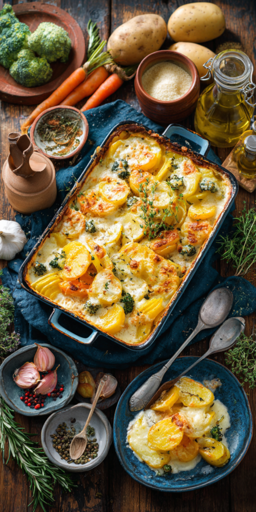 Vegetarischer Kartoffelauflauf mit viel Gemüse | Gesund & Lecker 2026