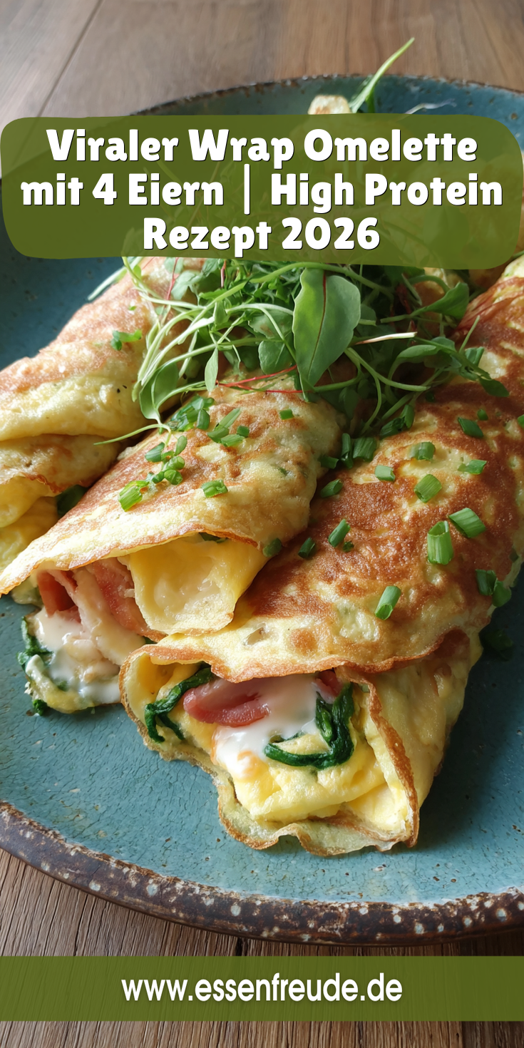 Virales Wrap Omelette mit 4 Eiern | High Protein 2026