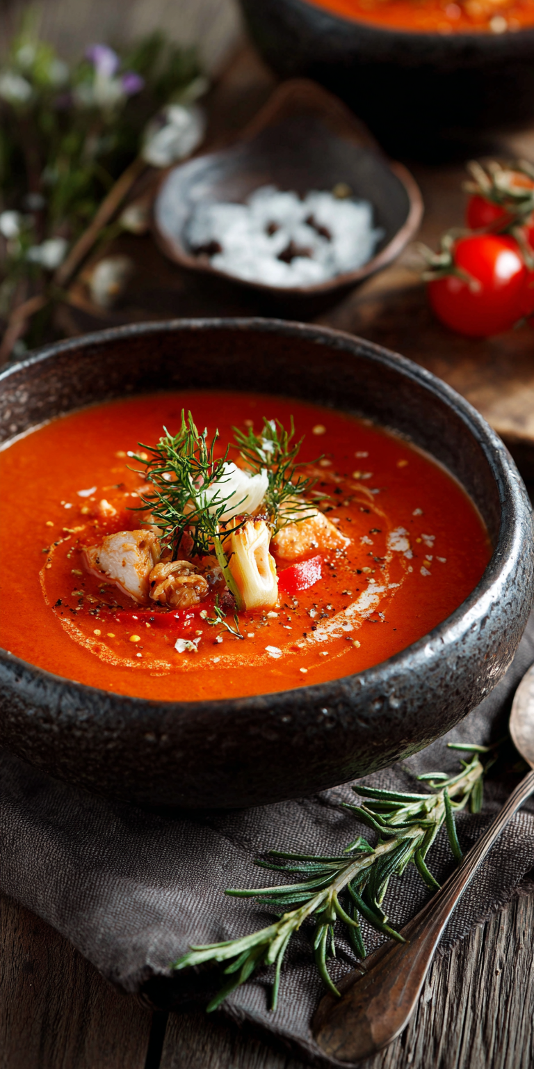 Würzige Ajvar-Suppe mit Hackfleisch (Räubertopf) | Schnelle Küche 2026