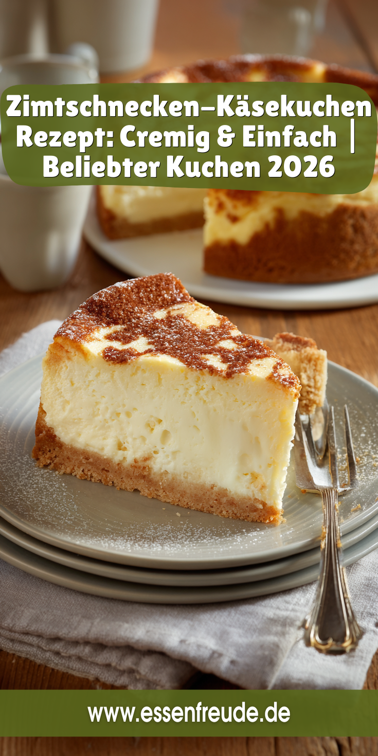 Zimtschnecken-Käsekuchen: Cremiges Rezept | Kuchen 2026